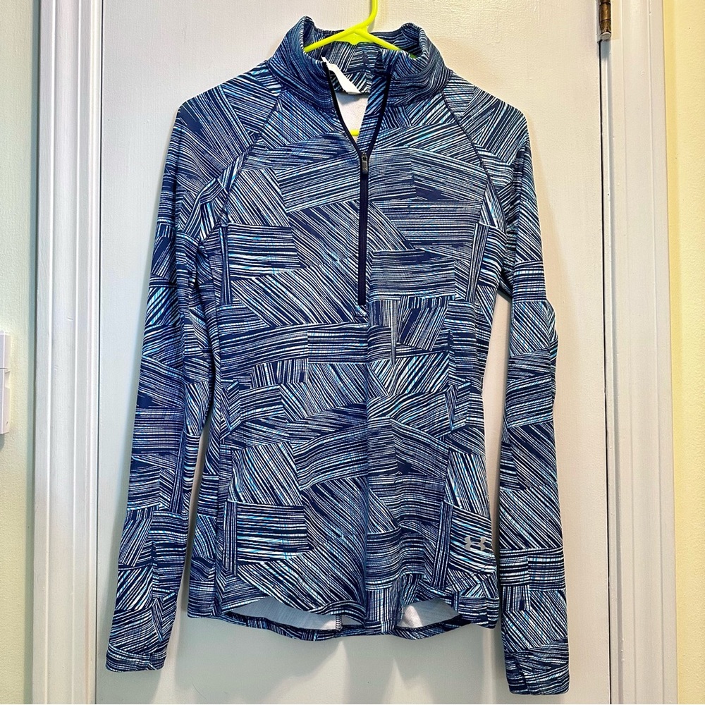 UA Long sleeve 1/2 zip - S
